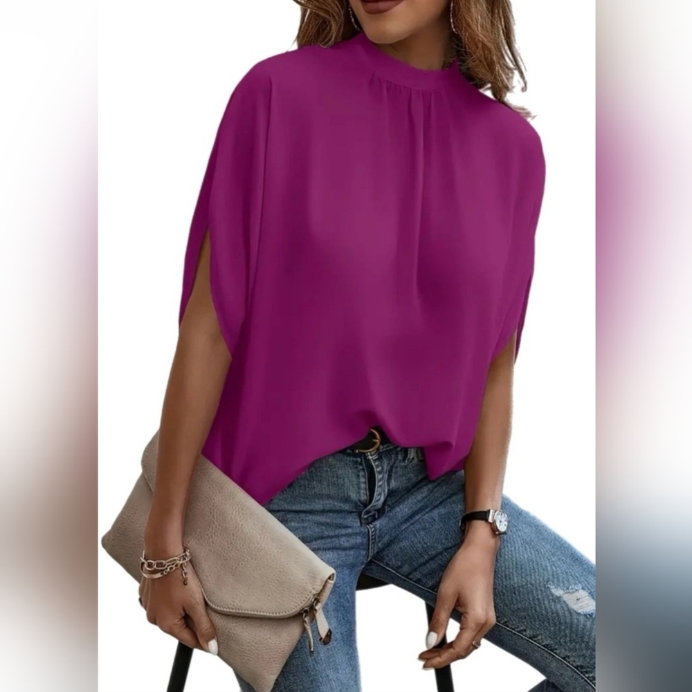 Elegant Purple Women's Top